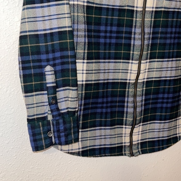 CHAPS Tartan 💯 Cotton Shacket Sz. MD - Picture 7 of 16